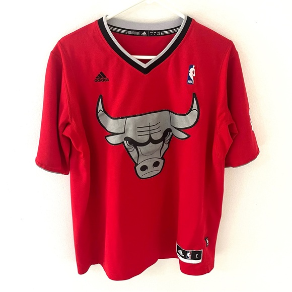 Adidas Chicago Bulls Derrick Rose 2013-14 Christmas Day Jersey, Size: Large - Picture 1 of 9